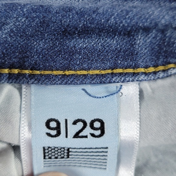 Judy Blue Jeans Distressed Ripped Blue Denim Straight Leg Women's Size - Picture 8 of 10